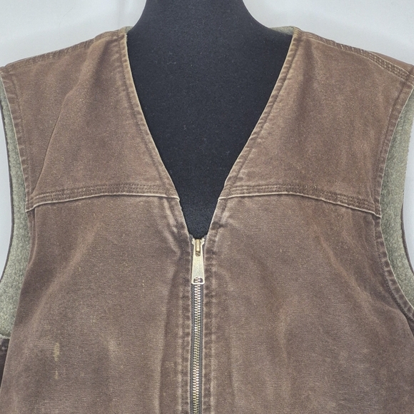 Carhartt Sherpa-Lined Washed Duck Canvas Vest - Size 2XL - Picture 5 of 12